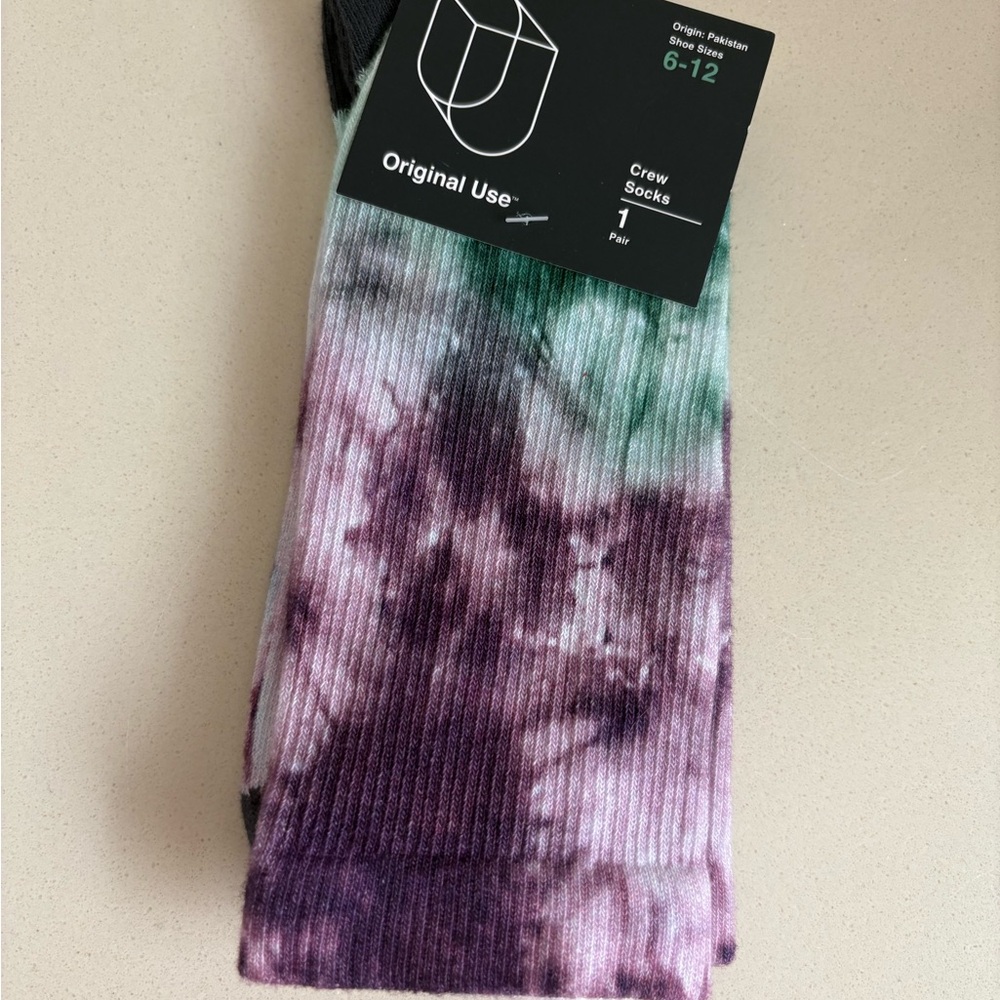 Original Use Tie-Dye Crew Socks